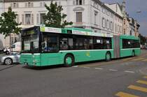 MAN Bus mit der Betriebsnummer 780 auf der Linie 34 am Wettsteinplatz. Die Aufnahme stammt vom 24.08.2011.