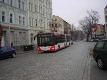 Wagen 271 am 13.02.2008 in der DR.-K�lz-Stra�e am ehemaligen Spreewaldbahnhof, Linie 16 
