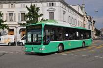 Mercedes Citaro mit der Betriebsnummer 803 auf der Linie 31 am Wettsteinplatz. Die Aufnahme stammt vom 24.08.2011.