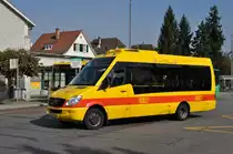 Mercedes Sprinter mit der Betriebsnummer 22 auf der Linie 59 in Bottmingen. Die Aufnahme stammt vom 15.09.2011.