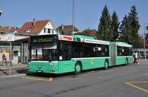 MAN Buso mit der Betriebsnummer 775 auf der Linie 34 in Bottmingen. Die Aufnahme stammt vom 15.09.2011.

