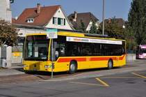 Mercedes Citaro mit der Betriebsnummer 74 auf der Linie 60 in Bottmingen. Die Aufnahme stammt vom 15.09.2011. 