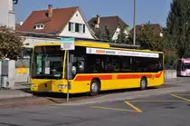Mercedes Citaro mit der Betriebsnummer 74 auf der Linie 60 in Bottmingen. Die Aufnahme stammt vom 15.09.2011. 