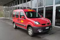 Dienstfahrzeug der BLT auf dem Hof des Depots H�slimatt in Oberwil. Die Aufnahme stammt vom 13.01.2012.

