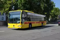 Mercedes Citaro mit der Betriebsnummer 74 auf der Linie 60 f�hrt zur Endstation in Bottmingen. Die Aufnahme stammt vom 15.09.2011. 