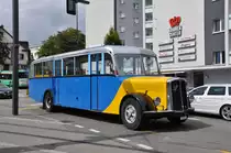 Saurer Oldtimerbus BS 2192 am Kronenplatz in Binningen. Die Aufnahme stammt vom 13.08.2011.