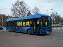 Der Ikea Schuttlebus mit dem Volvo 7700 Hybrid am 25/01/12.