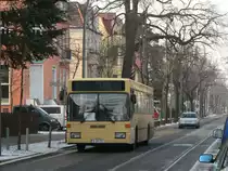 B-BN 781 von Busbetrieb Nieder im Ersatzverkehr als S3. Berlin, Ehrlichstra�e, 29.1.2012