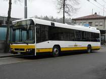 Schaffhausen - Volvo Linienbus Nr 28 SH 38028 bei der Haltestelle vor den Bahnhof von Schaffhausen am 01.01.2008