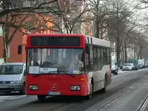 B-CM 1223 der Magasch GmbH am 29.1.2012 in Berlin, Ehrlichstra�e. S3-Ersatzverkehr