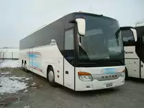 Setra 416 GT-HD de l'entreprise Intertours photographi� le 02.02.2012 � proximit� de l'entreprise Helvecie � Payerne