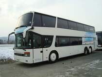 Deuxime Setra 328 DT de l'entreprise Intertours photographi le 02.02.2012  proximit de l'entreprise Helvecie  Payerne