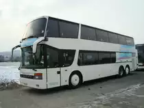 Deuxi�me Setra 328 DT de l'entreprise Intertours photographi� le 02.02.2012 � proximit� de l'entreprise Helvecie � Payerne