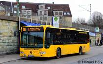 Mesenhohl 3914 mit der Linie 186 nach Essen Altendorf.
Aufgenommen am Bahnhof Essen Borbeck, 3.2.2012.