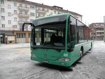 Instruktions Mercedes Citaro mit der Betriebsnummer 800 auf dem Hof des Depots Wiesenplatz. Die Aufnahme stammt vom 13.02.2012.