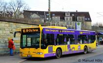 EVAG 4026.
Er wirbt fr Nuon Energie.
Aufgenommen am Bahnhof Essen Borbeck, 3.2.2012.