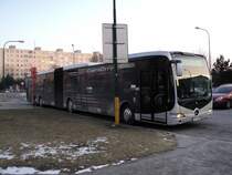 Mercedes-Benz O 530 GL CapaCity (2.prototyp), Linie 96, bus 4921, 12.02.2012 Bratislava Prokofievova strasse