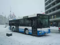 WilMobil, Wil - Nr. 227/SG 191'427 - MAN (ex Wick, Wil Nr. 7) am 15. Februar 2012 beim Bahnhof Wil