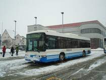 WilMobil, Wil - Nr. 251/SG 143'903 - Volvo/Hess (ex BOS Wil Nr. 22) am 15. Februar 2012 beim Bahnhof Wil