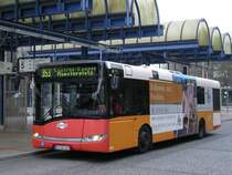 Bogestra Solaris Urbino 12,Linie 353 von Bochum Hbf/Bbf. nach Castrop Rauxel.(24.02.2008)