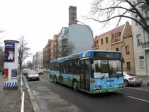 B-CM 7200 (Fa. Magasch) am 18.2.2012 als S-Bahn-Ersatzverkehr auf der N�ldnerstra�e in Berlin unterwegs.