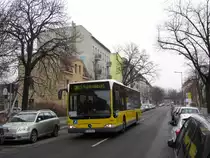 B-RG 8641 (Fa. Hartmann) als Schienenersatzverkehr, hier am S-Bahnhof Rummelsburg. 18.2.2012, Berlin