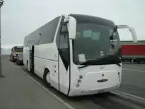 Scania Hispano de l'entreprise Kollias Travel Service � Ath�nes (Gr�ce) photographi� le 17.02.2012 sur l'aire de repos de Bavois, pr�s de Lausanne (Suisse)
- Ce bus transportait des touristes asiatiques. 