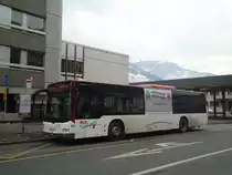 Lathion, Sion (Bus S�dunois) - Nr. 69/VS 27'782 - MAN am 19. Februar 2012 beim Bahnhof Sion