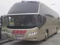 Graf's Reisen Probefahrzeug des Neoplan Cityliners. Hierbei handelt es sich um einen ehemaligen Vorf�hrwagen, welcher bis zur Auslieferung der eigenen Cityliner f�r Graf`s Reisen fuhr.