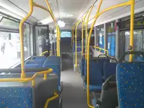 Innenraum Mercedes-Benz O 530 Citaro II (1. Beschaffung) der Niederrheinischen Verkehrsbetriebe  AG (NIAG), Moers aus Baujahr 2007.

