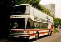 Aus dem Archiv: Setra S 228 DT  Reiseverkehr Stutensee , Juli 2000 Karlsruhe