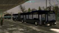 Mercedes Citaro II Gelenkbus von dem Bussimulator 2012 am Freyfurter ZOB am 01.03.2012
