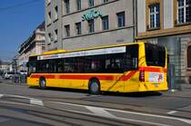 Mercedes Citaro mit der Betriebsnummer 60 auf der Linie 37 am Aeschenplatz. Die Aufnahme stammt vom 22.02.2012.