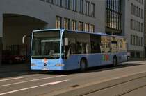 Mercedes Citaro von Distribus 631 ZF 68 fhrt zur Haltestelle Schifflnde. Die Aufnahme stammt vom 22.02.2012.


