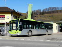 bls Busland - Mercedes Citro  Nr.84  BE 652276 vor dem Bahnhof in Huttwil am 02.03.2012