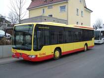 Citaro  LE als SEV zwischen den beiden trossinger Bahnhfe am 04/03/2012.