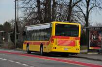 Mercedes Citaro mit der Betriebsnummer 96 auf der Linie 63 an der Haltestelle Neue Welt. Die Aufnahme stammt vom 07.03.2012.