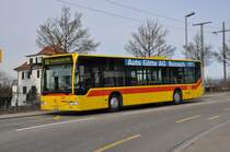 Mercedes Citaro mit der Betriebsnummer 45 auf der Linie 58 bei der Haltestelle Hofmatt. Die Aufnahme stammt vom 07.03.2012.

