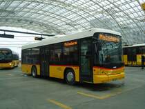 PostAuto Graubnden - GR 85'630 - Scania/Hess am 5. Mrz 2012 in Chur, Postautostation