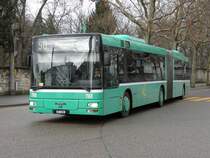 MAN Bus mit der Betriebsnummer 788 auf der Linie 50 am Kannenfeldplatz Richtung Bahnhof SBB. Die Aufnahme stammt vom 16.02.2012.