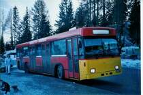 ex Bernmobil Volvo/R&J Nr. 116 bei Buchard, Leytron als Sikibus in Anz�re im Einsatz am 19. Januar 2008.