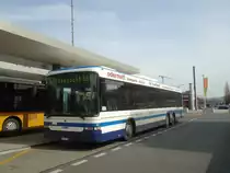 Odermatt, Rotkreuz (ZVB) - Nr. 221/ZG 25'786 - Scania/Hess am 6. M�rz 2012 beim Bahnhof Rotkreuz