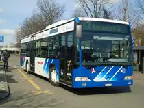 BDWM Bremgarten - AG 434'493 - Mercedes Citaro am 6. M�rz 2012 beim Bahnhof Wohlen
