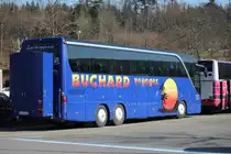 Setra 416 HDH de la maison Buchard Voyages photographi� le 15.03.2012 sur l'aire de repose du Grauholz pr�s de Berne sur l'autoroute Berne - Zurich