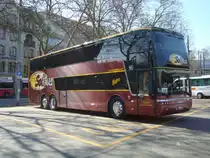 Van Hool Astromega de la maison Solbus � Pratteln photographi� le 15.03.2012 � proximit� de la gare de Berne