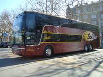 Van Hool Astromega de la maison Solbus � Pratteln photographi� le 15.03.2012 � proximit� de la gare de Berne
