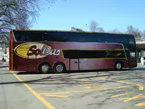 Van Hool Astromega de la maison Solbus � Pratteln photographi� le 15.03.2012 � proximit� de la gare de Berne