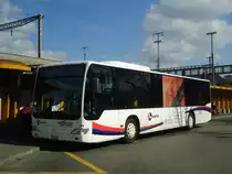 Knecht, Windisch (RBL) - Nr. 458/AG 304'177 - Mercedes Citaro am 6. M�rz 2012 beim Bahnhof Lenzburg