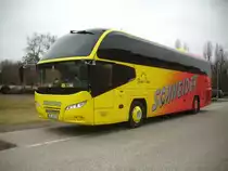Neoplan Cityliner von SCHNEIDER in Potsdam vor dem Hbf. am 14.03.2012