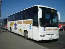 Renault Irisbus Iliade de la maison Luxeuil Tourisme photographi� le 15.03.2012 sur l'aire de repos de Bavois en Yverdon et Lausanne